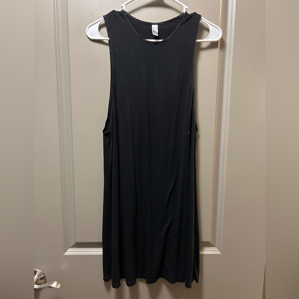 American apparel black mini dress